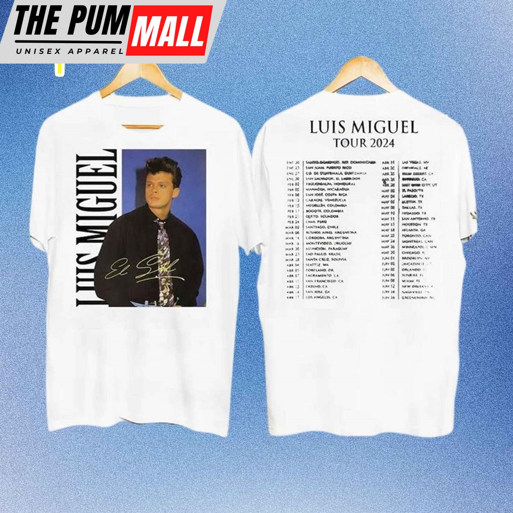 Luis Miguel Tour 2024 Unisex Shirt Merch