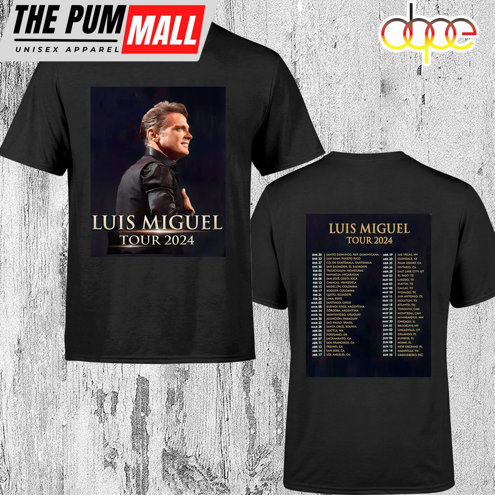 Luis Miguel Tour 2025 Concert Unisex T-Shirt