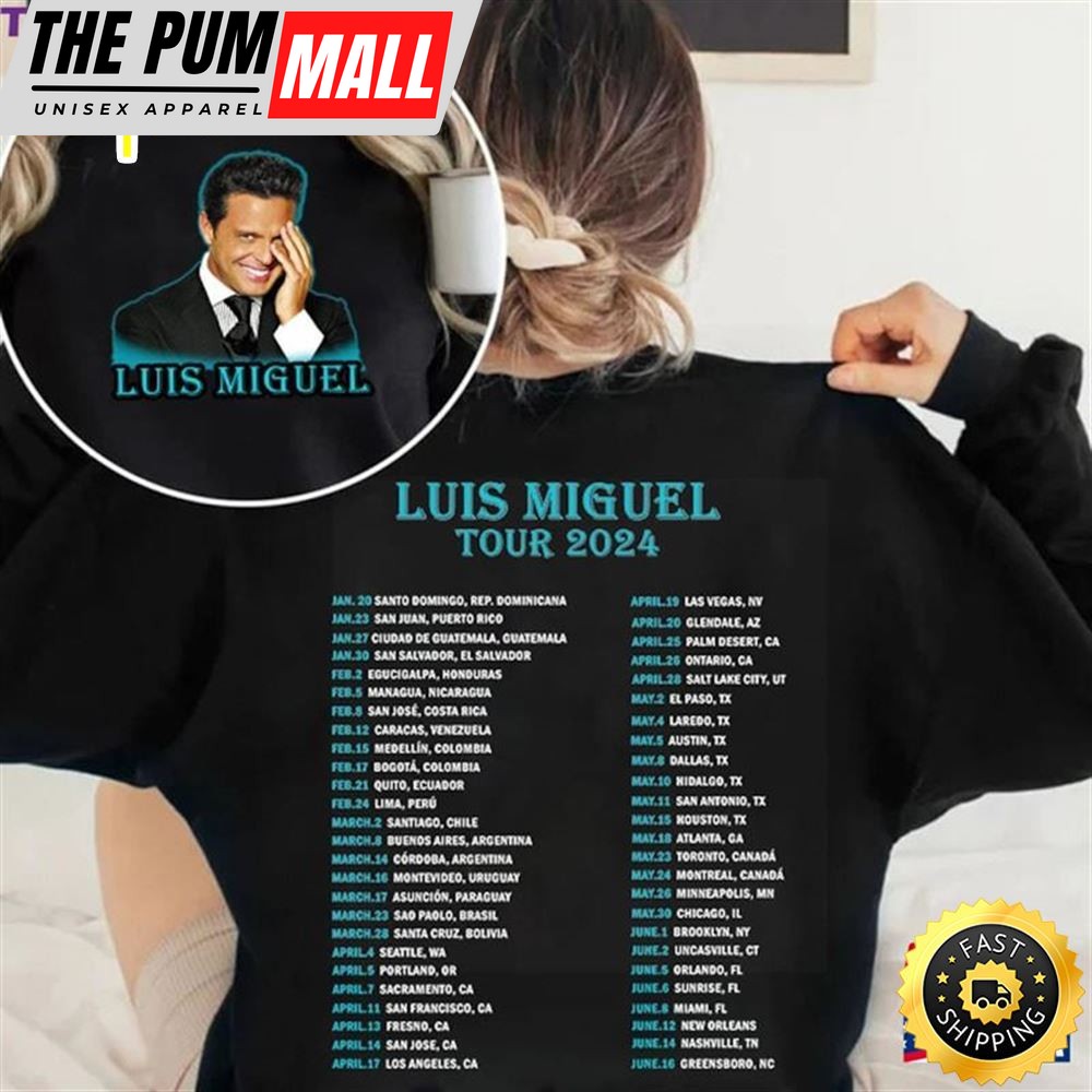 Luis Miguel Tour 2025 Shirt Concert For Fan Sweatshirt T-Shirt