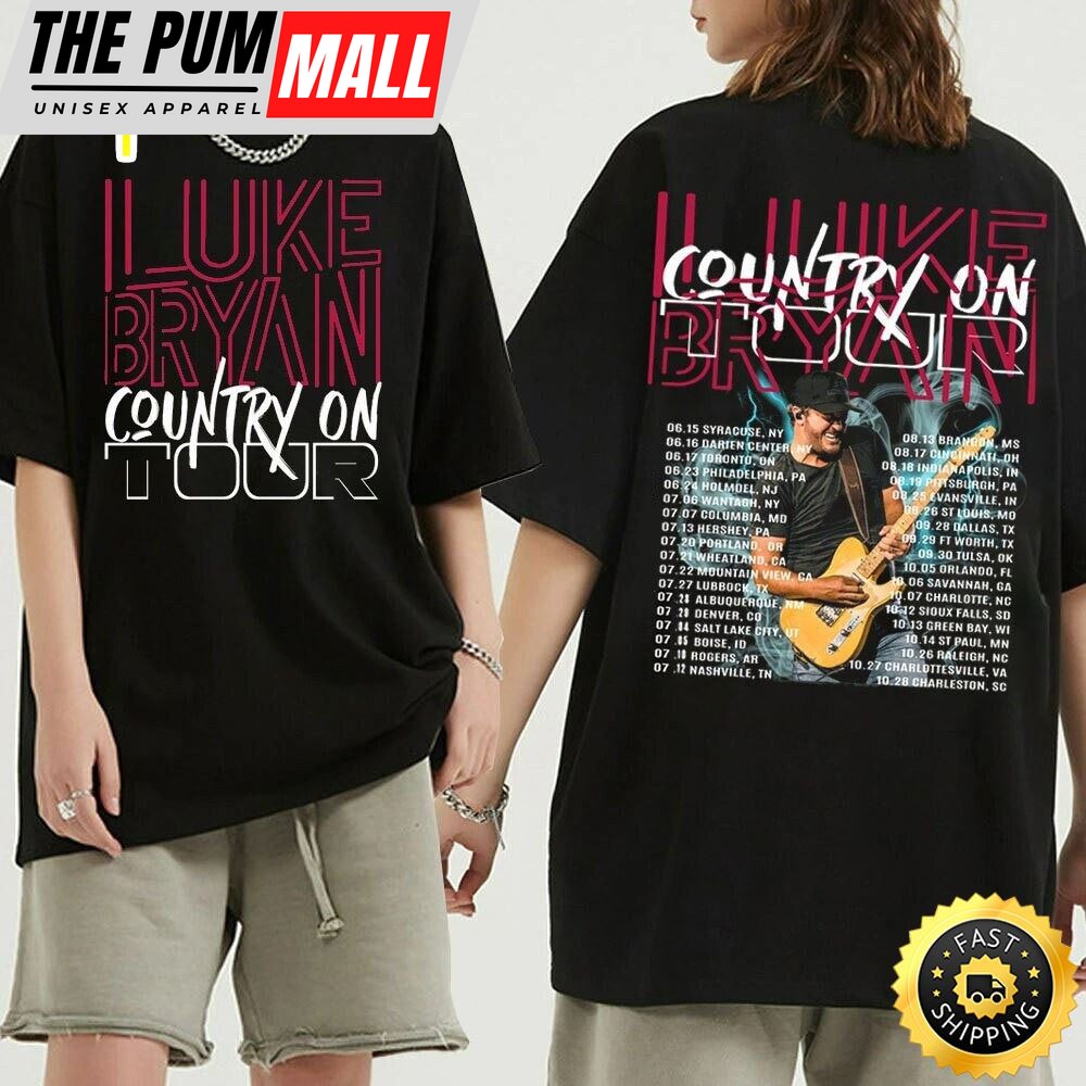 Luke Bryan Country On Tour 2023 Shirt