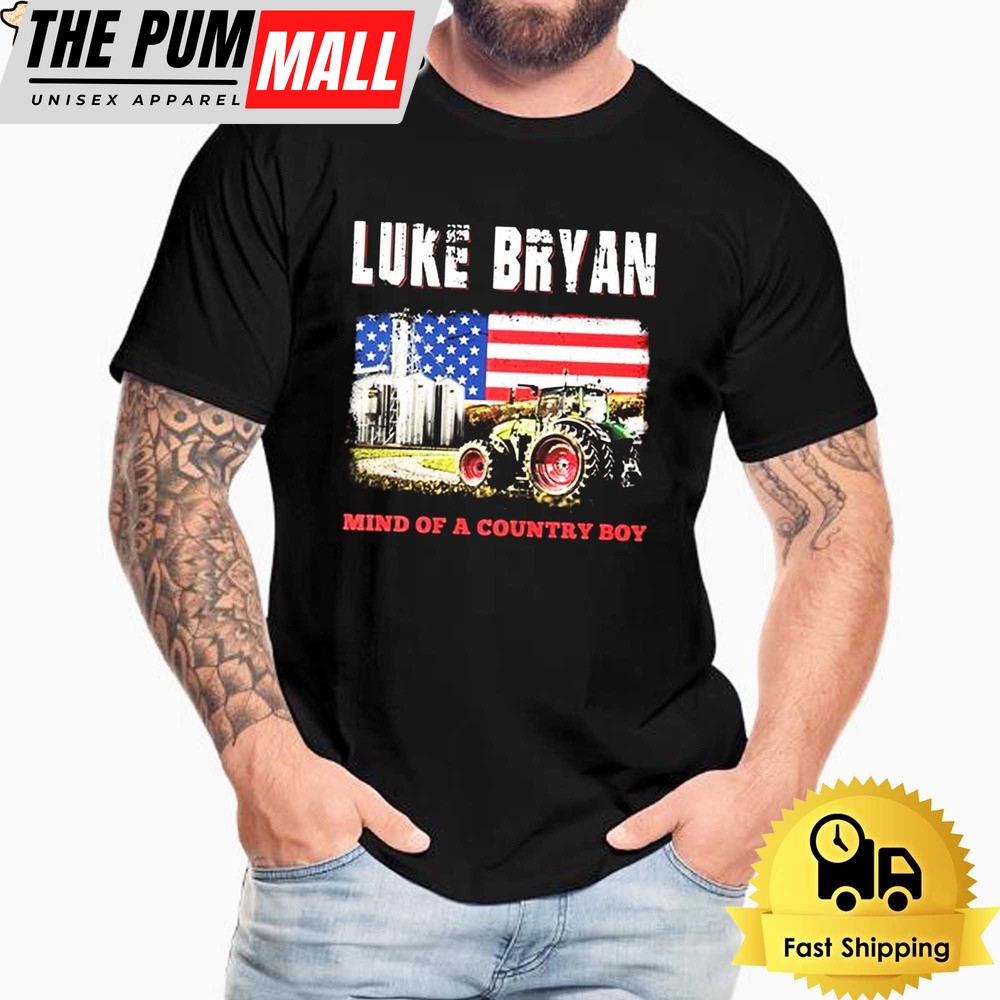 Luke Bryan Mind Of A Country Boy Tour Farm Unisex T-Shirt