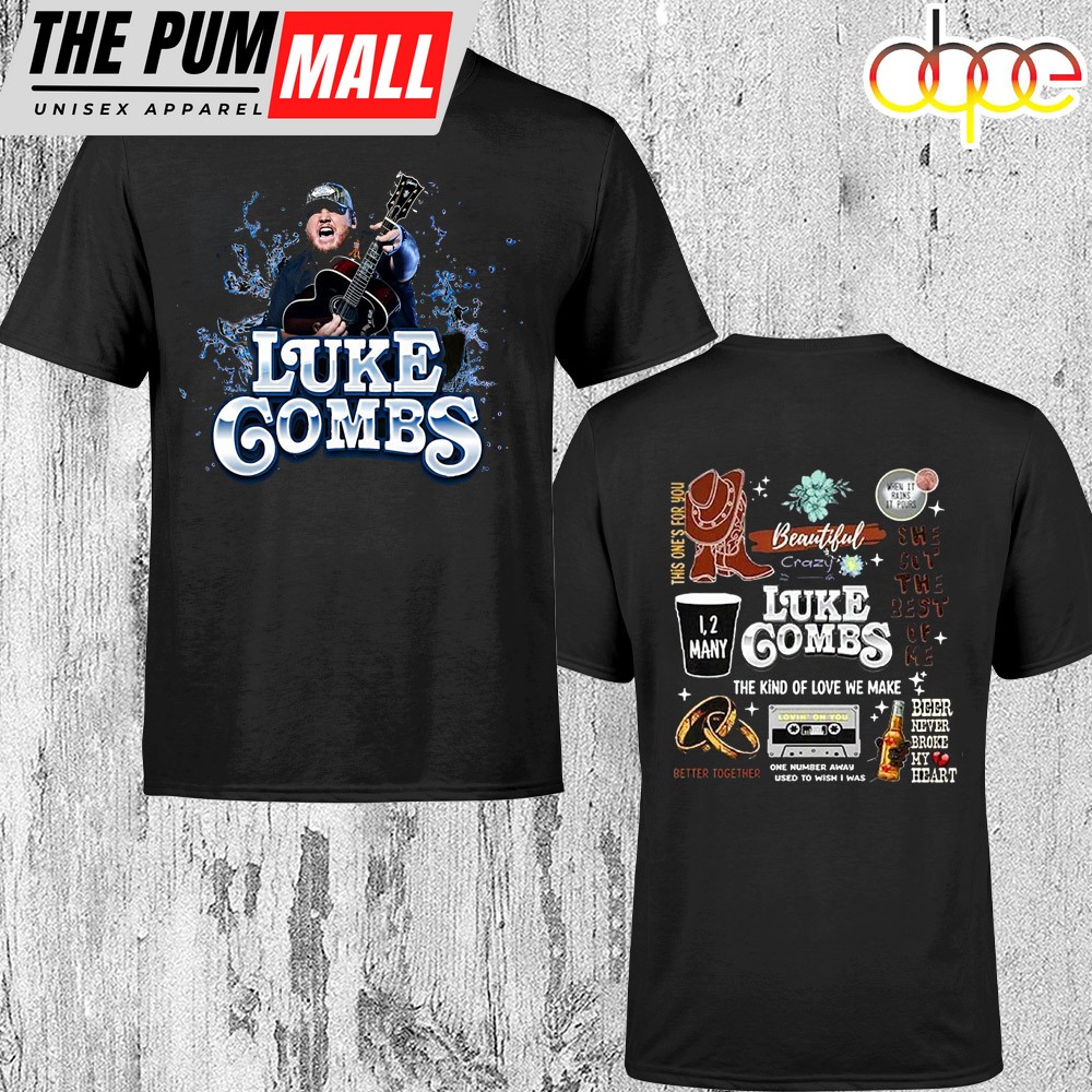 Luke Combs 2025 Tour Growing Up and Getting Old Unisex T-Shirt