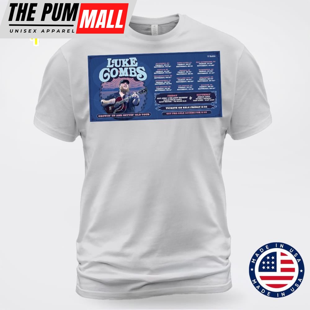 Luke Combs 2025 Tour Just Announced Tee T-shirt