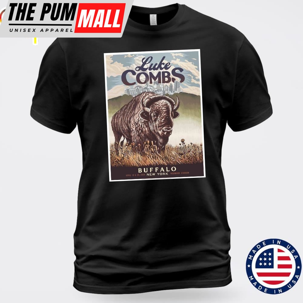 Luke Combs Highmark Stadium New York Apr 19-20 2025 Unisex T-shirt
