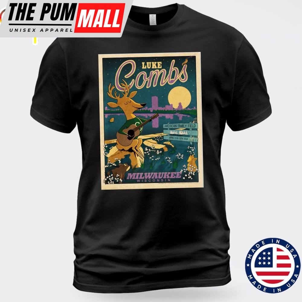 Luke Combs Milwaukee April 14, 2025 Unisex T-shirt