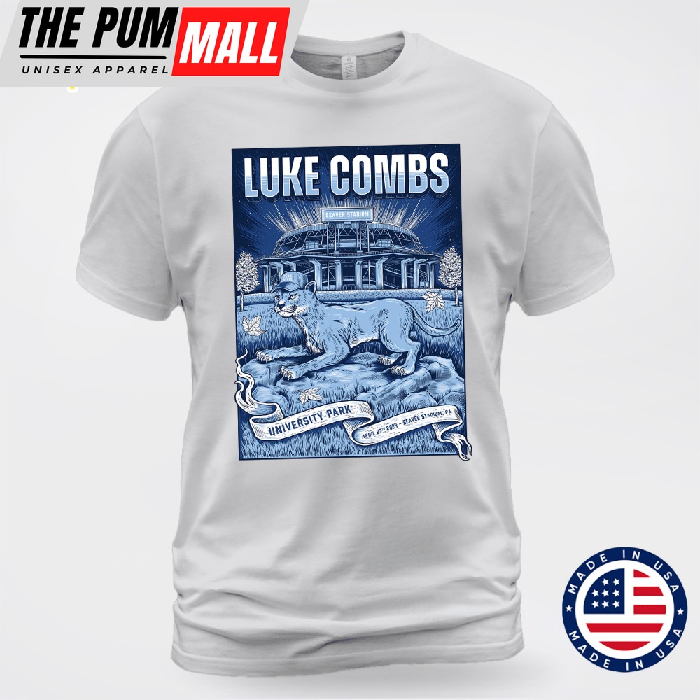 Luke Combs On April 27, 2025 At Beaver Stadium In University Park, PA Unisex T-shirt