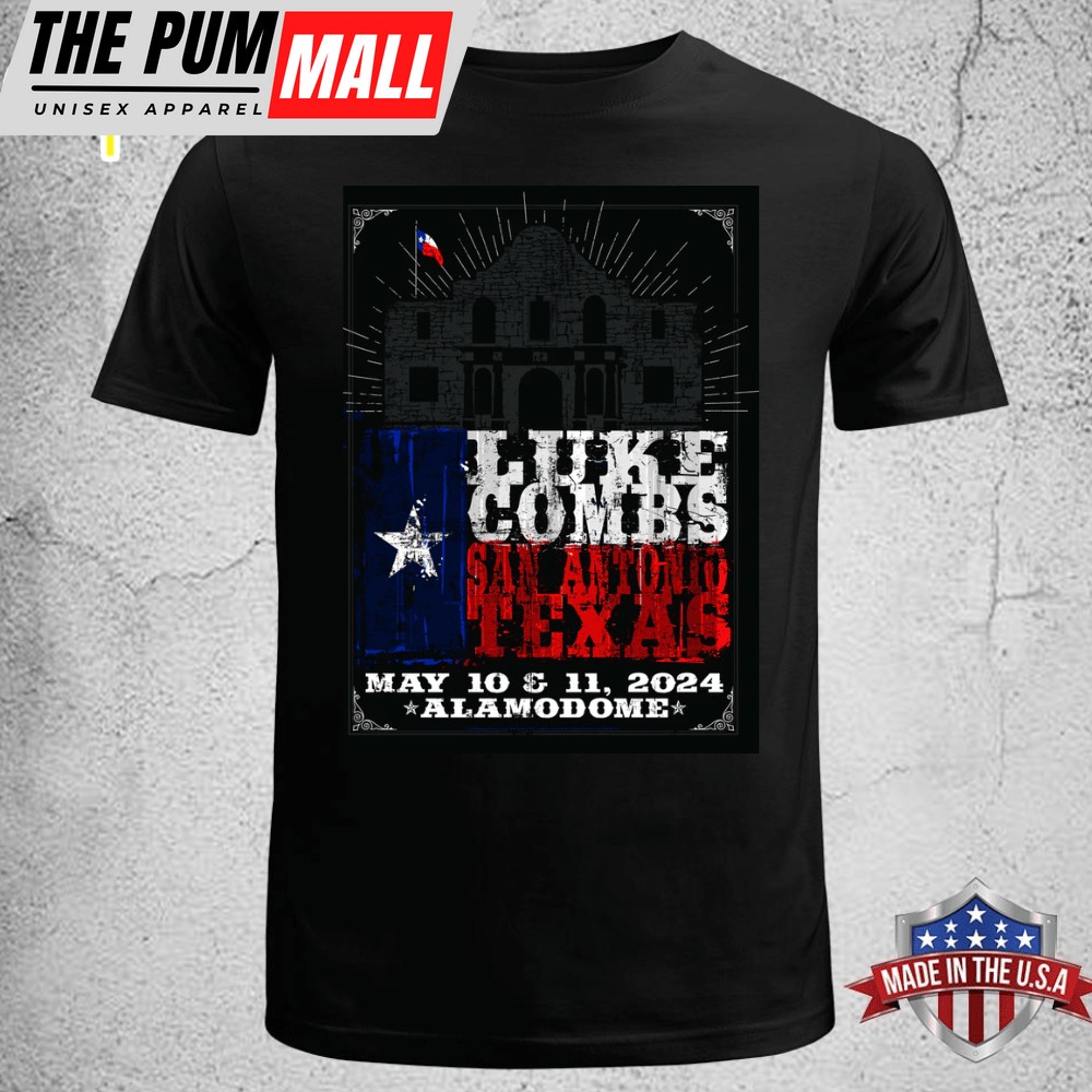 Luke Combs San Antonio TX May 11 2025 T-shirt Tee