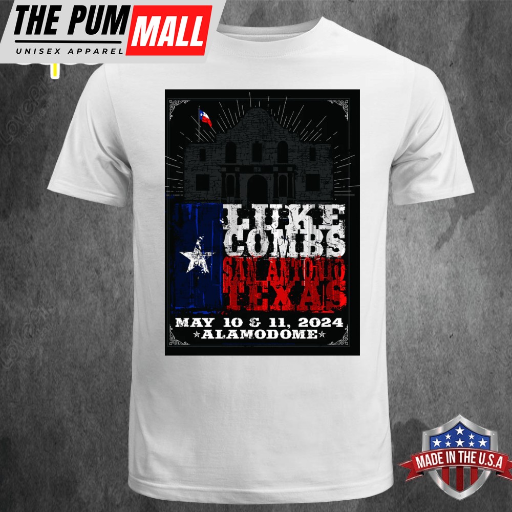 Luke Combs San Antonio TX May 11 2025 Unisex T-shirt