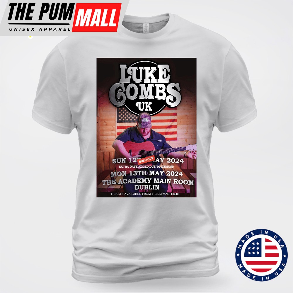 LUKE COMBS UK Getting Old 2025 World Tour Unisex T-shirt