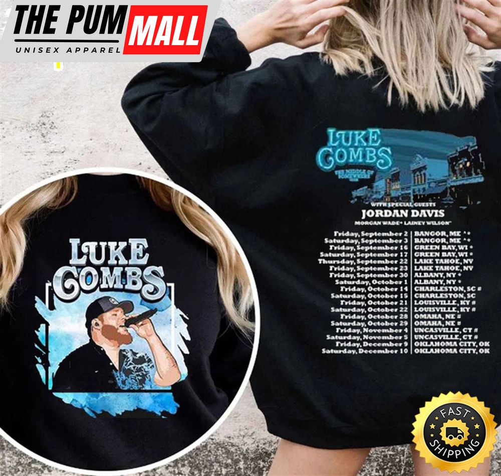 Luke Combs World Tour 2023 Shirt Dates