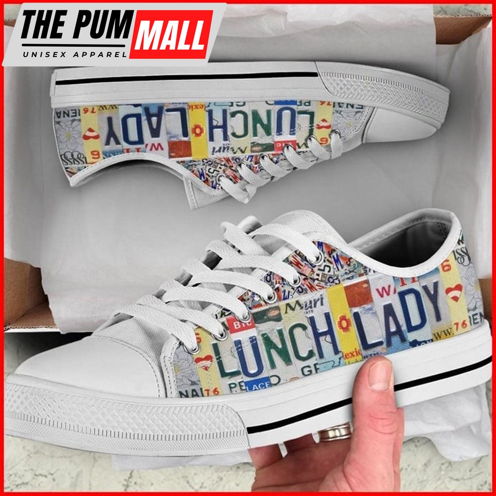 lunch-lady-license-plates-canvas-low-top-shoes-low-top-shoes-mens-women-z7kt70mt Lunch Lady License Plates Canvas Low Top Shoes – Low Top Shoes Mens, Women