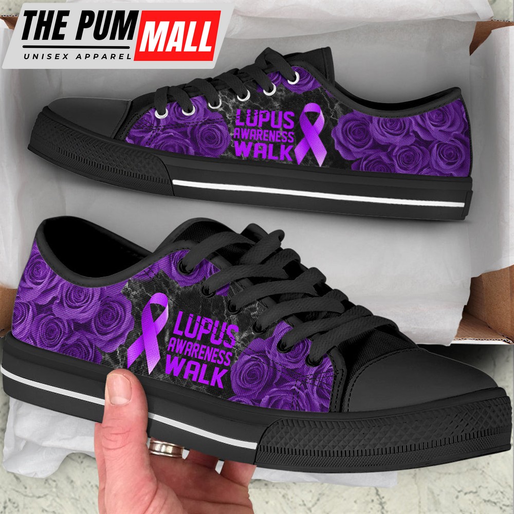 lupus-awareness-shoes-walk-low-top-shoes-best-gift-for-men-and-women-walking-s61bk27p Lupus Awareness Shoes Walk Low Top Shoes – Best Gift For Men And Women – Walking Shoes Men Women