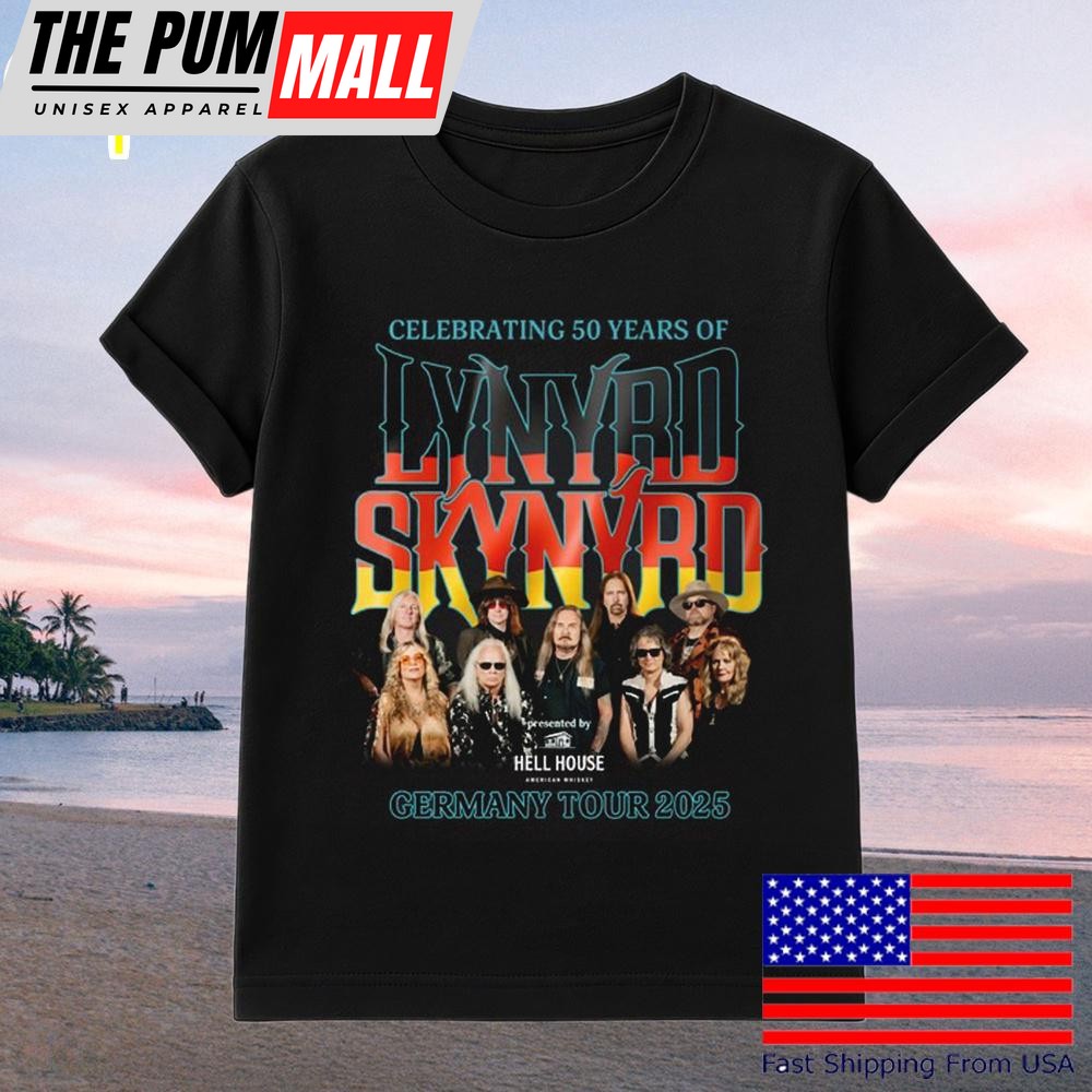 Lynyrd Skynyrd Hell House Germany Tour 2025 T-Shirt