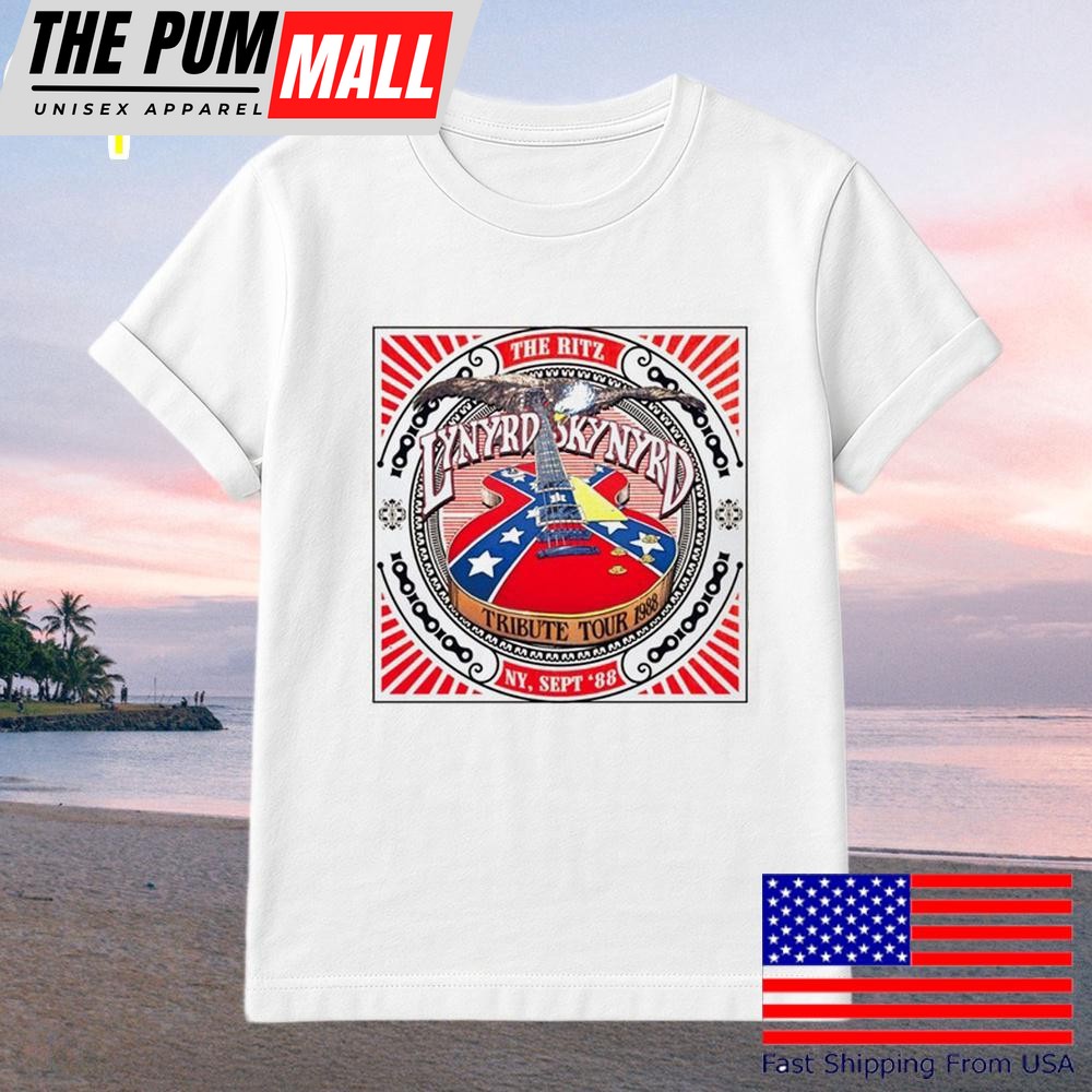 Lynyrd Skynyrd Whiskey Label Tour 1988 T-Shirt