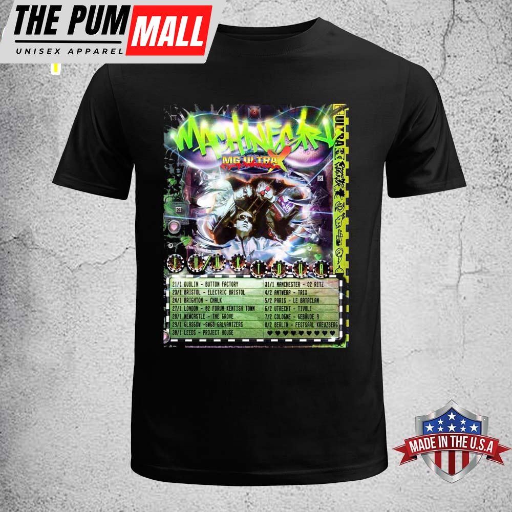 Machine Girl Europe And UK Tour 2026 Unisex T-Shirt
