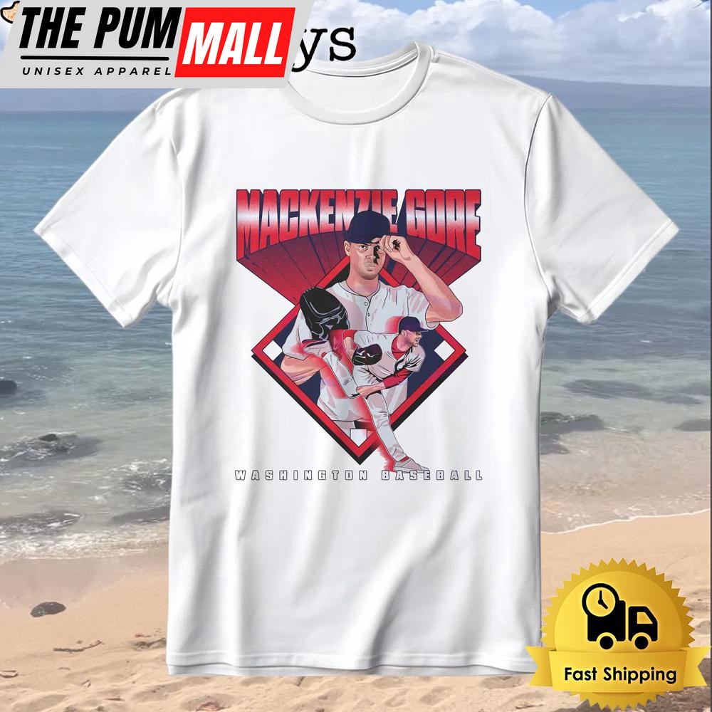 Mackenzie Gore Washington Baseball Diamond T-Shirt