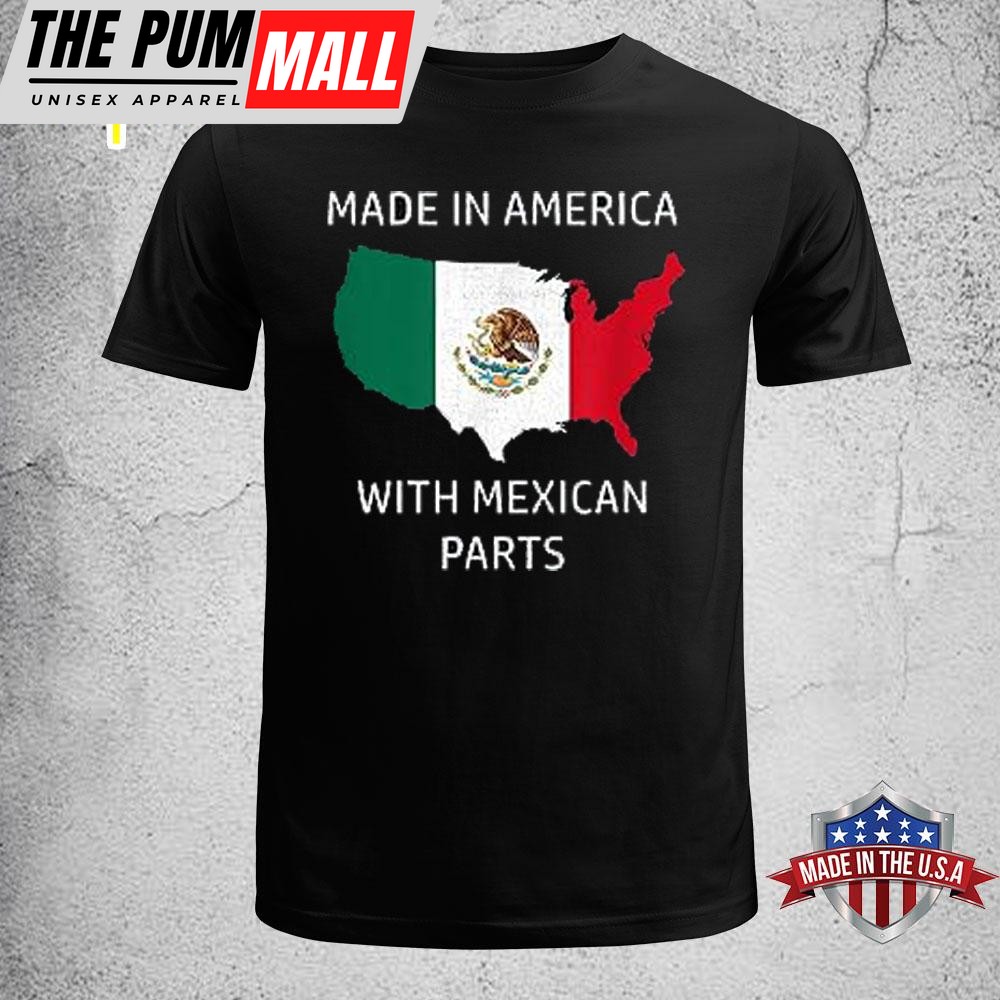 Made In America With Honduran Parts – Honduras And Usa T-Shirt