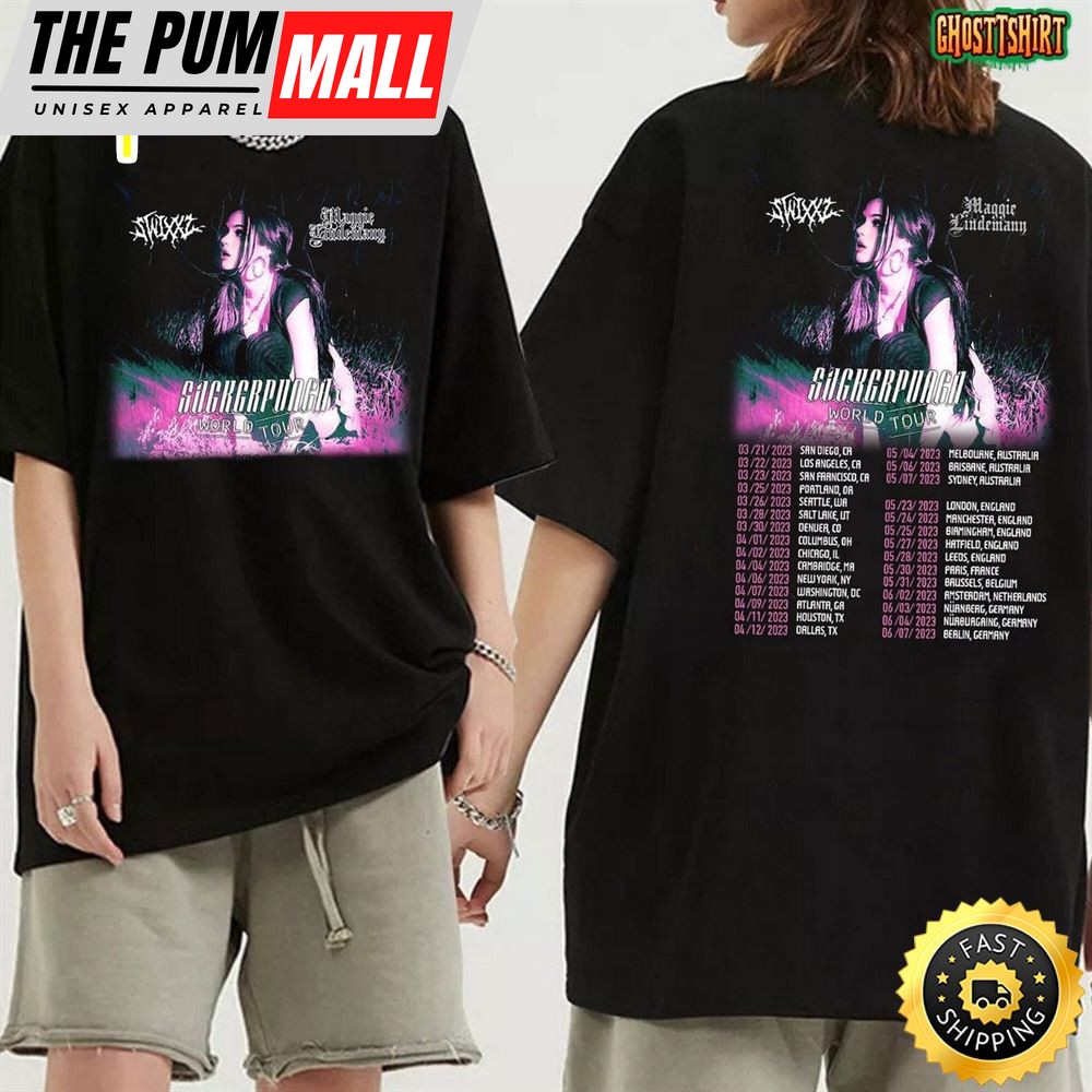 Maggie Lindemann Suckerpunch World Tour 2023 T-shirt
