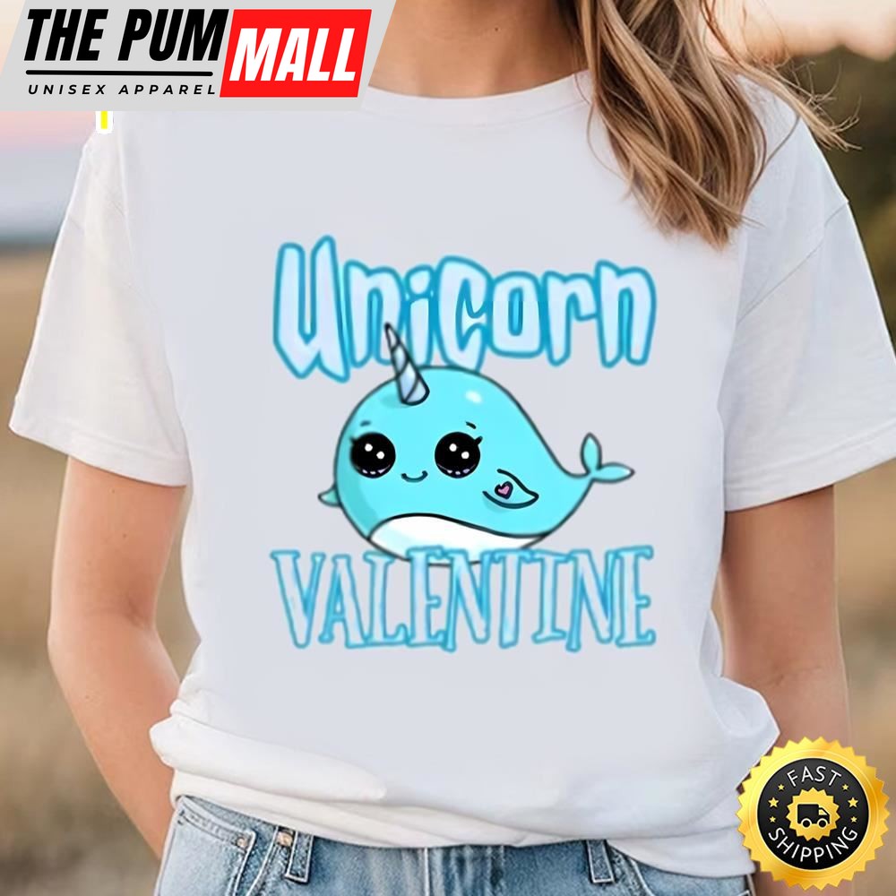 Magical Unicorn Valentines Day Love T-Shirt