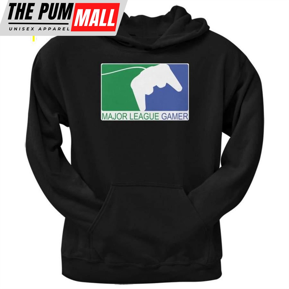 Major League Gamer Black Adult Pullover Hoodie