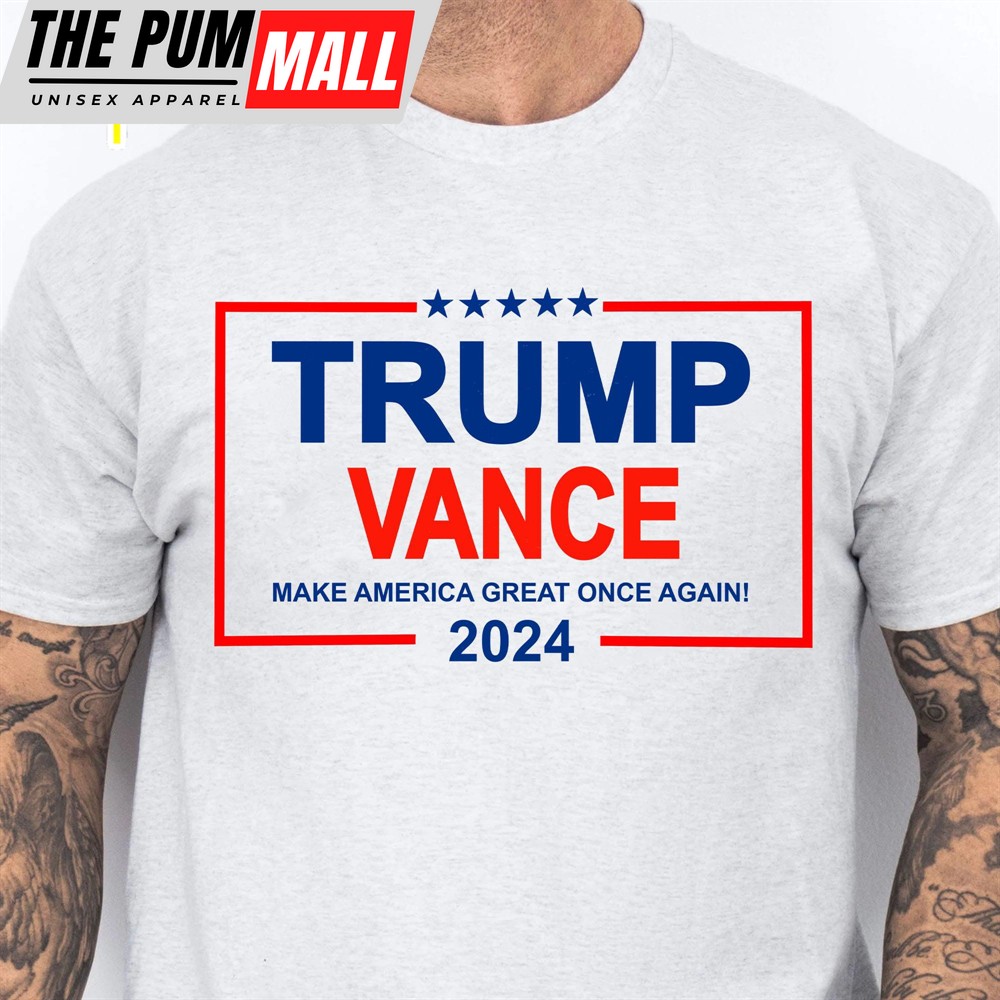 Make America Great Once Again Trump Vance 2024 Shirt Republican Shirt Trump Supporters Shirt Bright