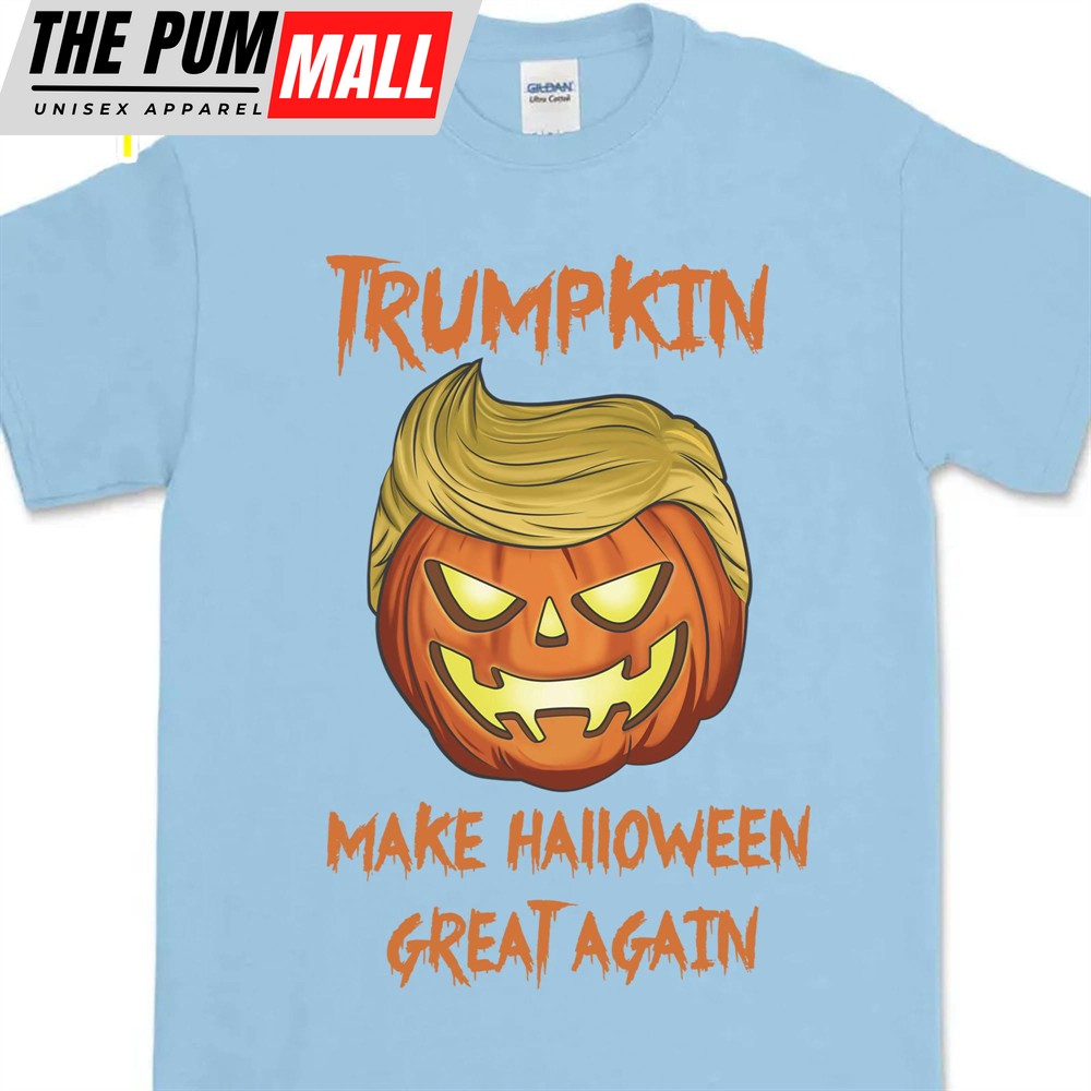 Make Halloween Great Again Halloween Trumpkin Shirt Republican Halloween Bright Shirt