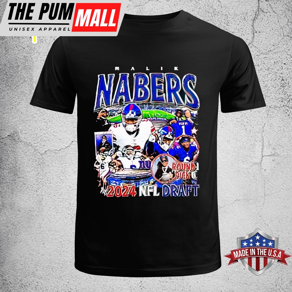 Malik Nabers New York Giants 2025 Nfl Draft Unisex T-Shirt