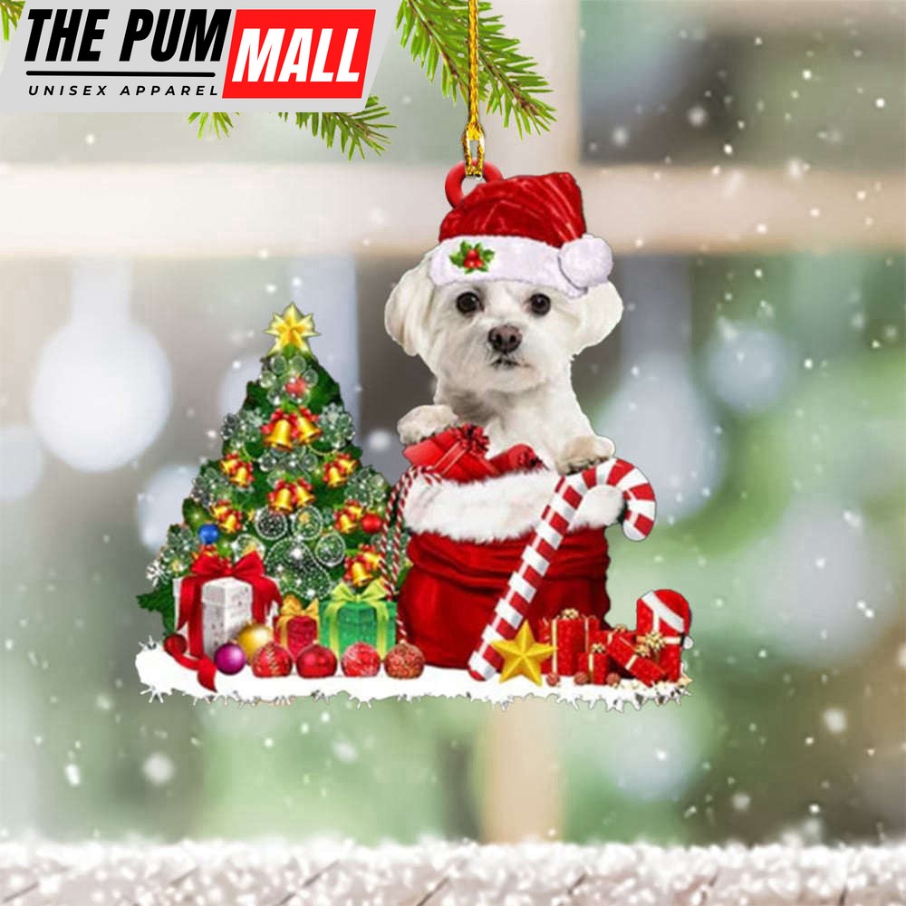 Maltese Christmas Ornament Maltese Shih Tzu Christmas Ornament Best Gifts For Dog Lovers Limited Edition