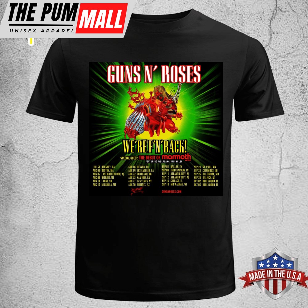Mammoth WVH Chosen As Supporting Act For Guns N Roses Summer Tour T-shirt