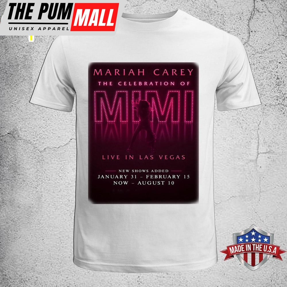 Mariah Carey Live In Las Vegas 2025 Tour Poster Unisex T-Shirt