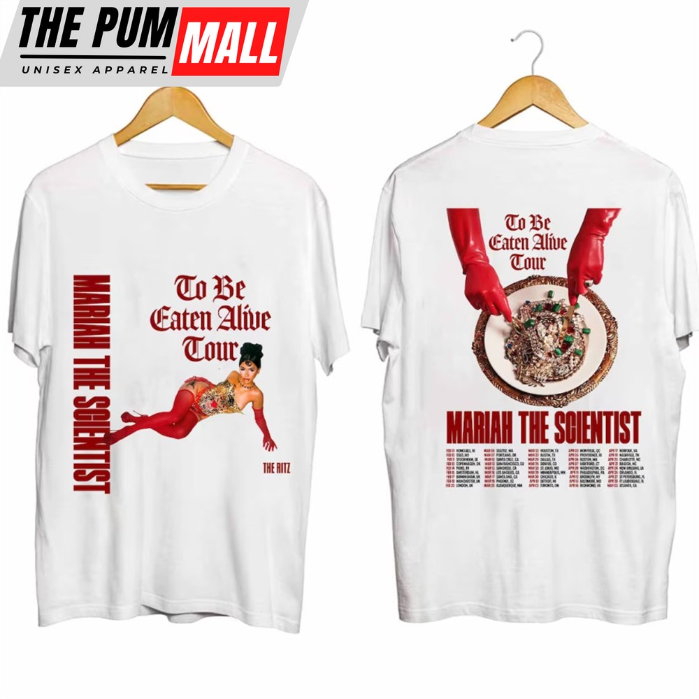 Mariah The Scientist To Be Eaten Alive Tour 2024 T-Shirt Gift Fans