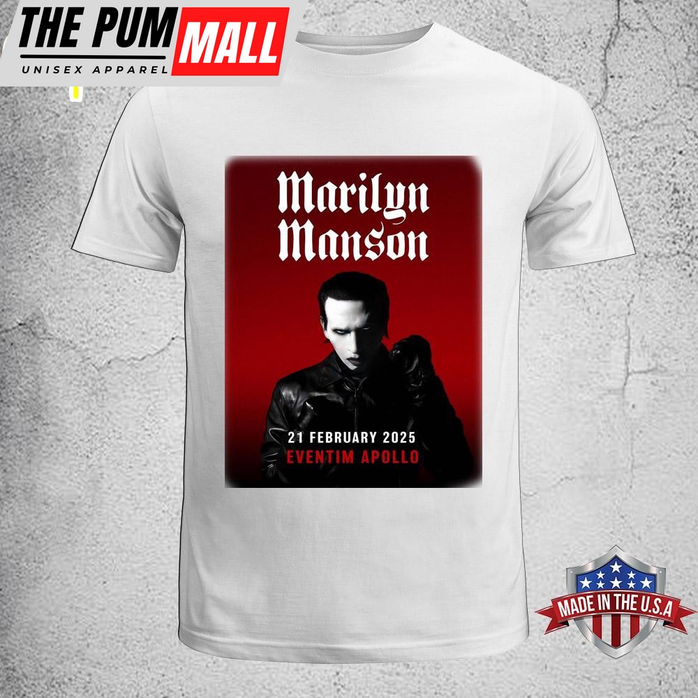 Marilyn Manson One Assassination 2025 Tour London Unisex T-Shirt