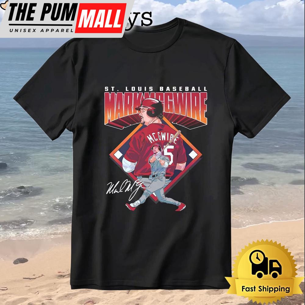 Mark Mcgwire St Louis Diamond Baseball Legend T-Shirt
