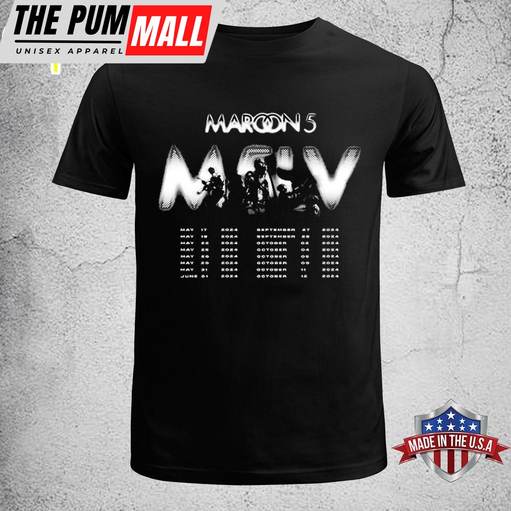 Maroon 5 M5LV 2024 Unisex T-Shirt