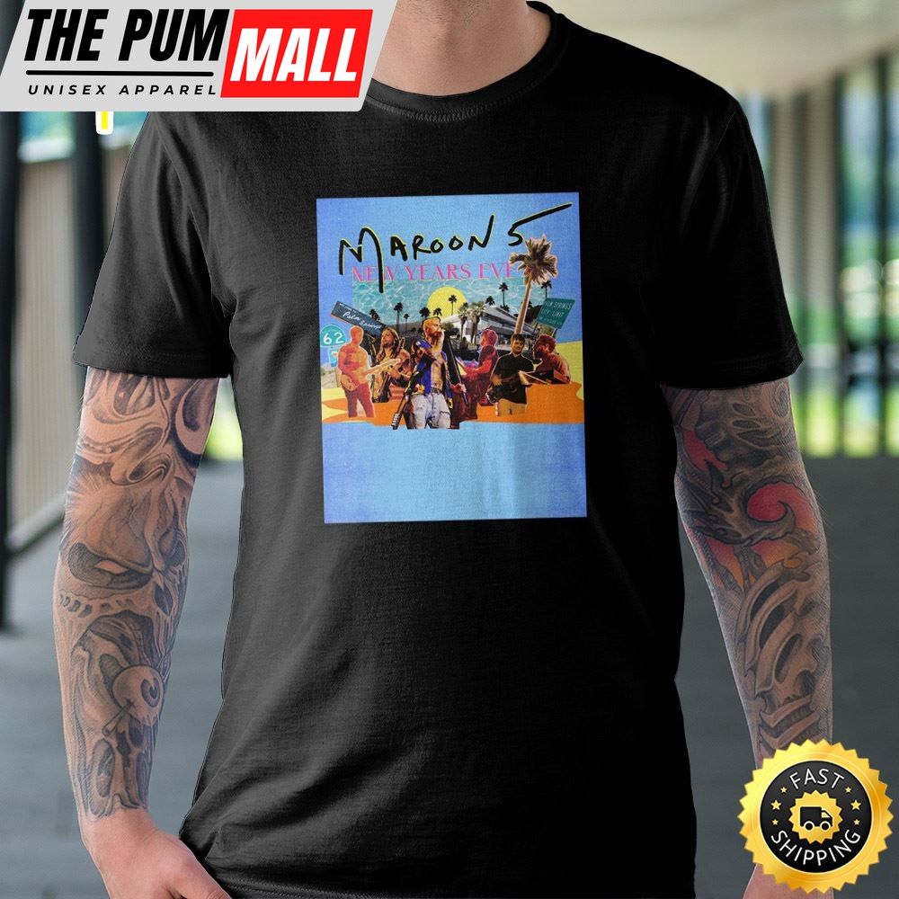Maroon 5 New Year Is Eve Tour 2025 Unisex T-shirt