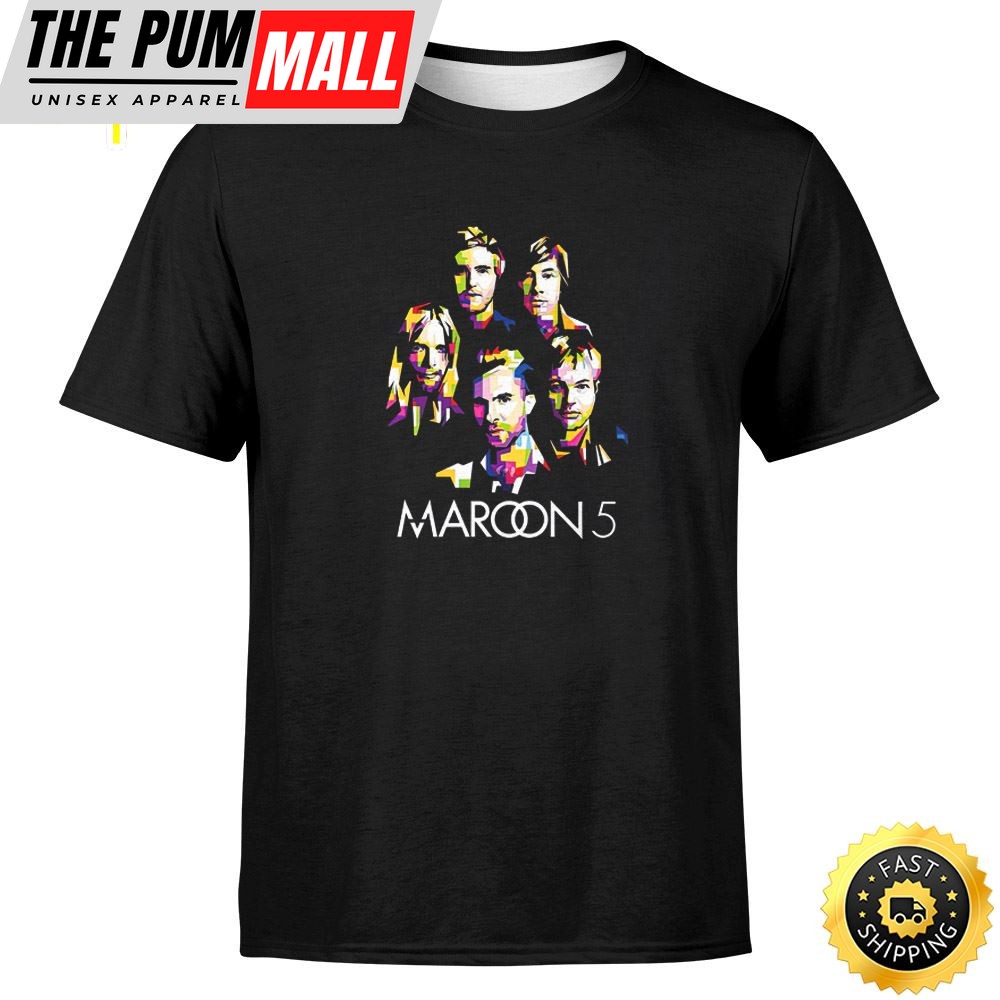 Maroon 5 World Tour 2025 Vintage Gift for Fan Unisex T-shirt