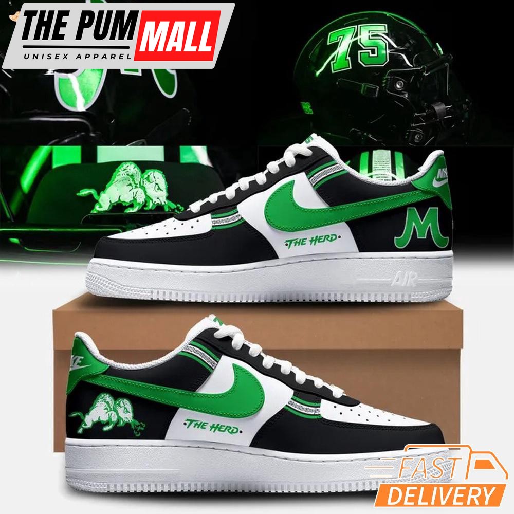 Marshall Thundering Herd Anniversary 2025 Air Force 1 Shoes