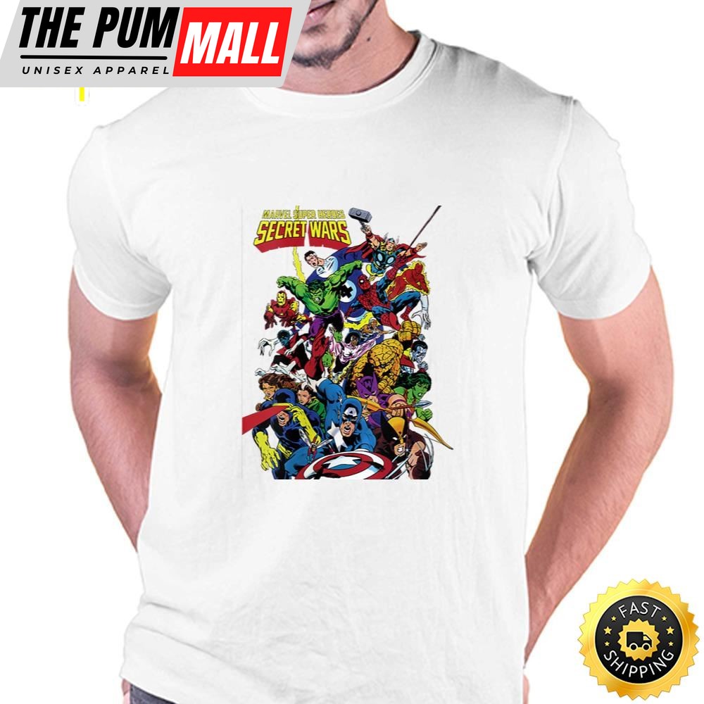 Marvel Exclusive Secret Wars Franchise Hero T- Shirt