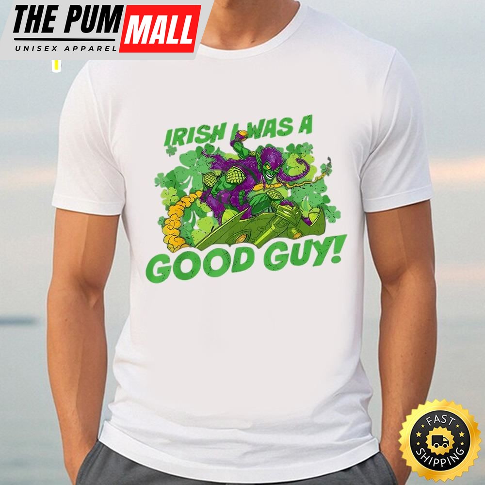 Marvel Green Goblin Irish I Was a Good Guy St Patricks Day T-Shirt