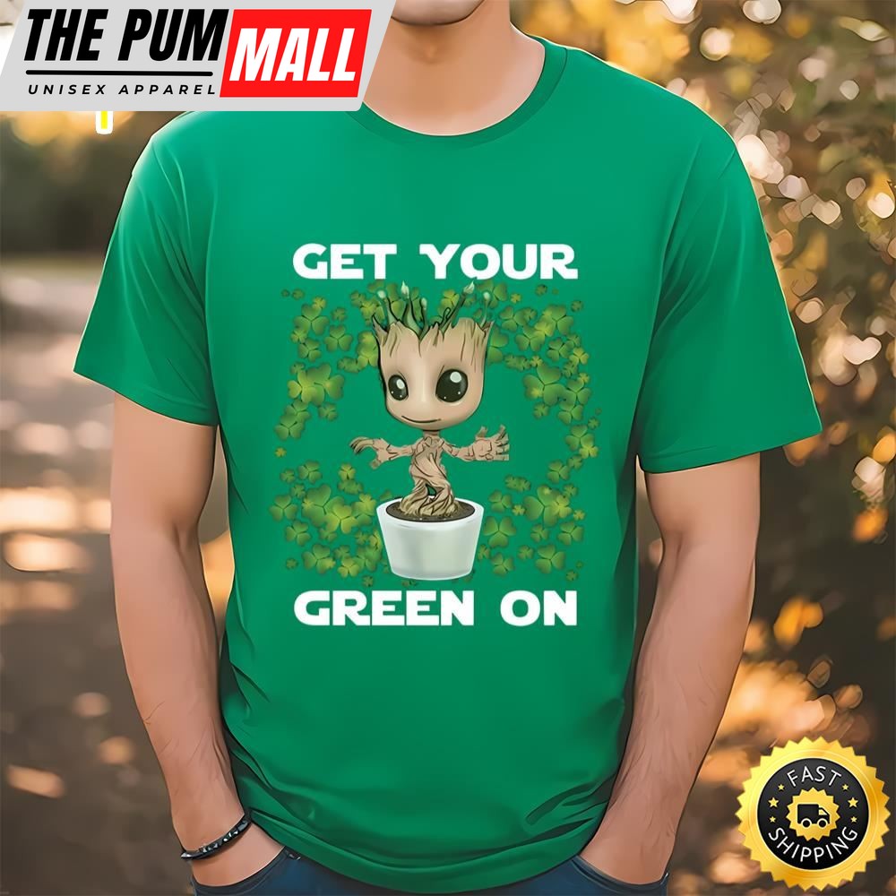 Marvel St Patricks Day Get Your Groot On T-Shirt