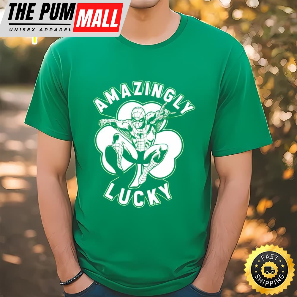 Marvel St. Patricks Day Spider-Man Lucky Shirt