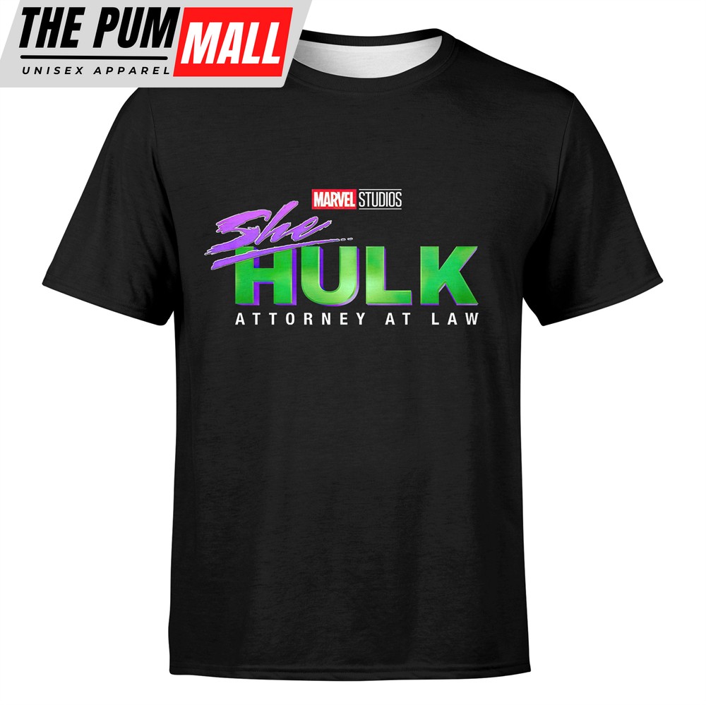 Marvel Studios She Hulk Attorney At Law Official Logo Unisex T Shirt