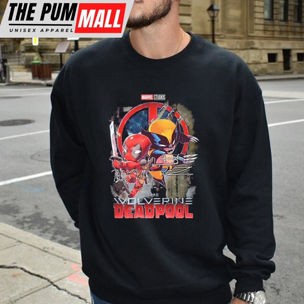 Marvel Studios The Wolverine Deadpool 3 Signatures Shirt