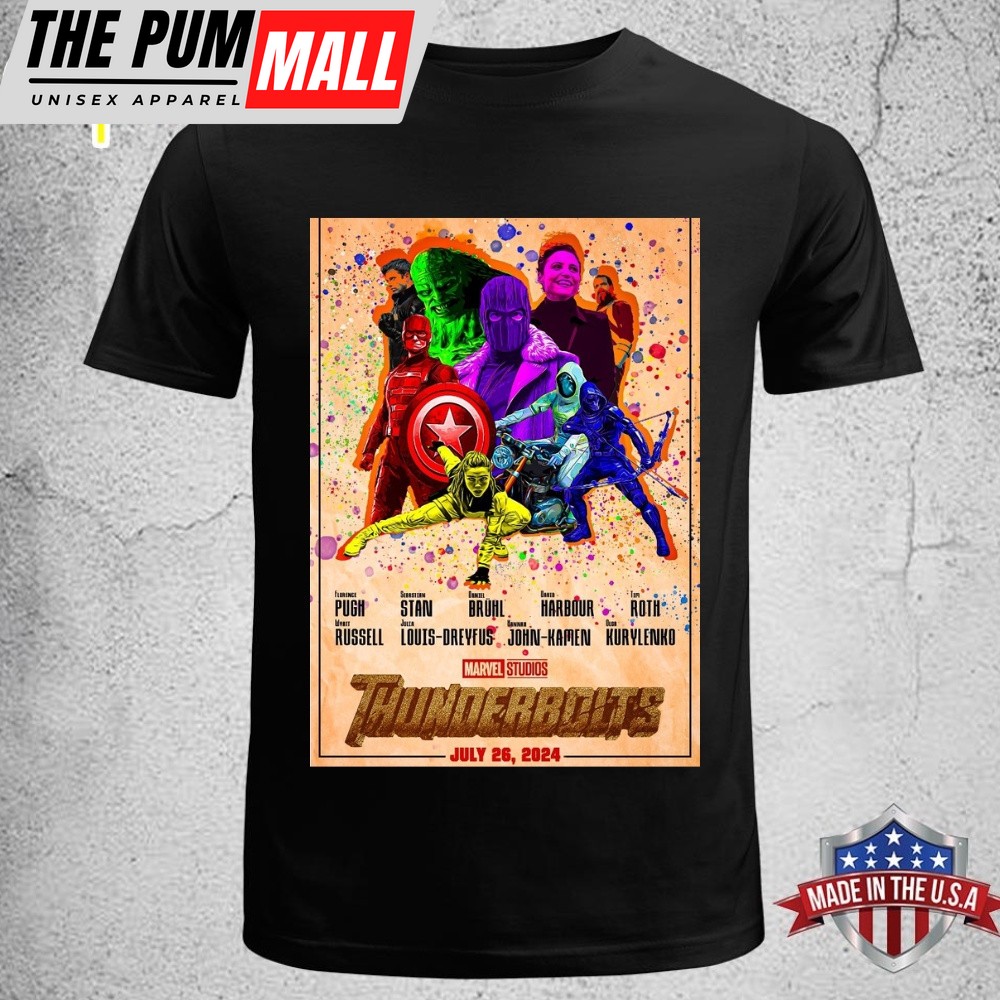 Marvel Studios Thunderbolts 2025 July 26 Unisex T-shirt