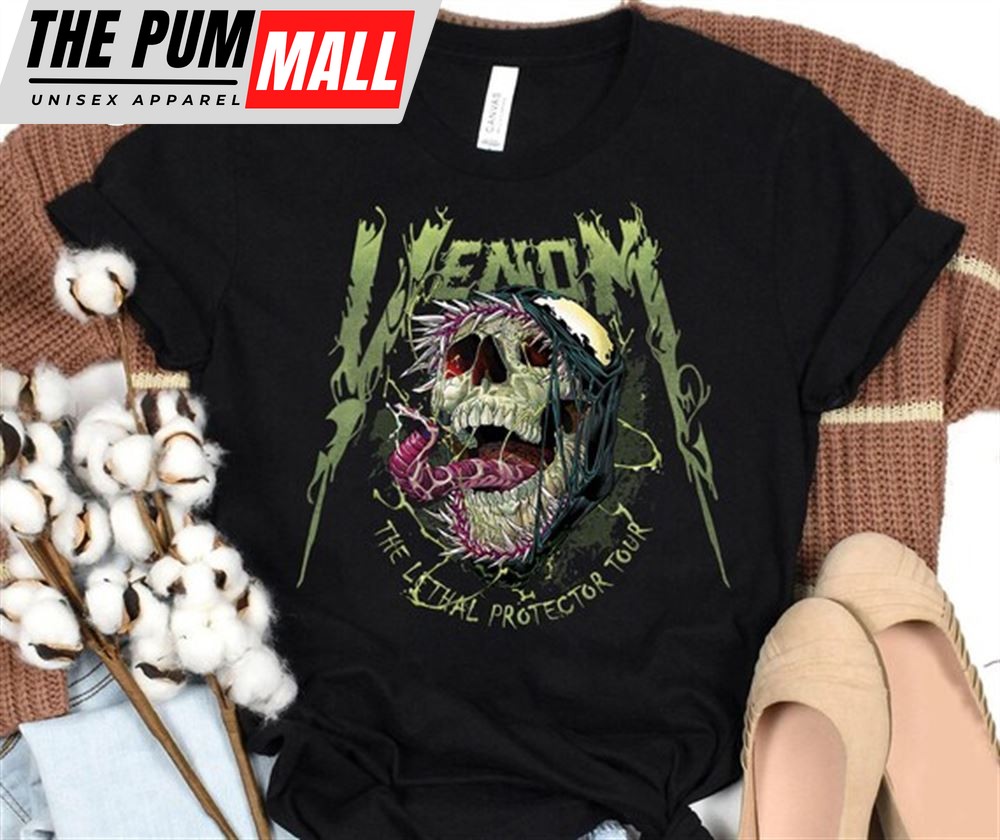 Marvel Venom Skull Lethal Protector Graphic T-shirt