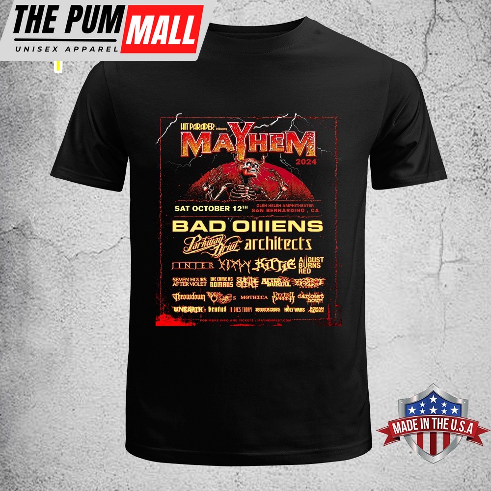 Mayhem 2025 Complete Setlist Unisex T-Shirt