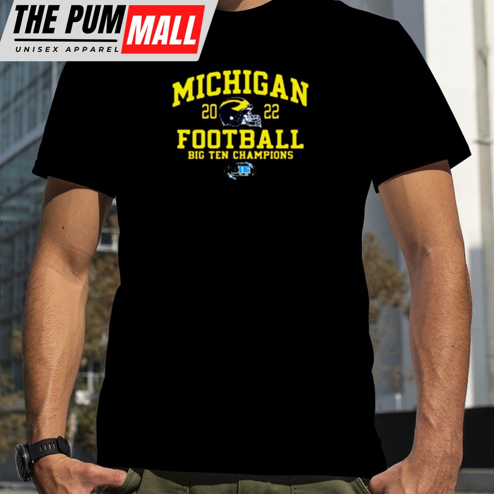 Mden University Of Michigan Football 2025 Big Ten Champions T-shirt