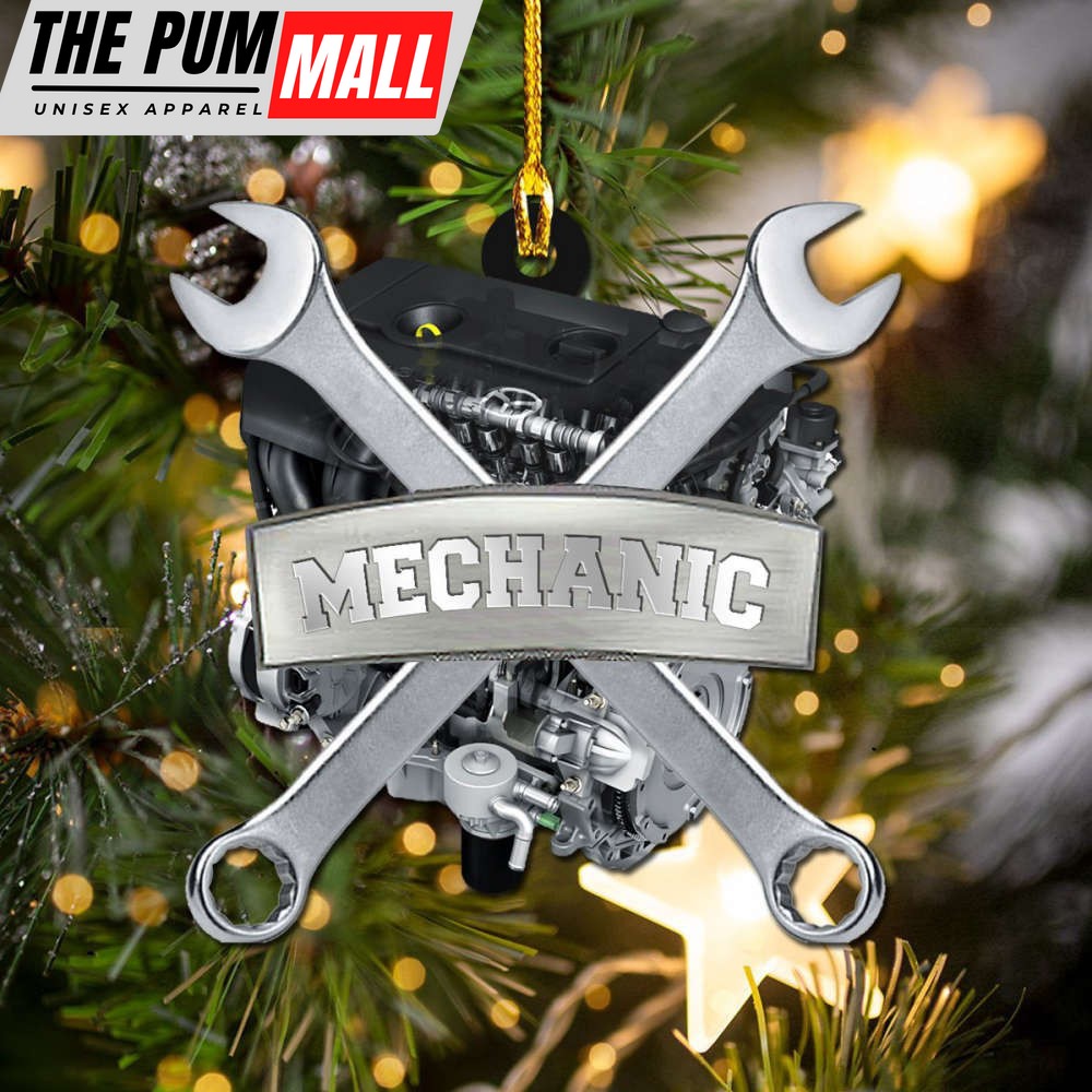 Mechanic Shaped Ornament Christmas Tree Ornaments Gift For Decor Idea 2023 Limited Edition