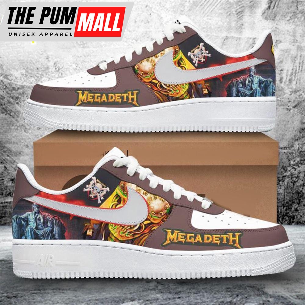 Megadeth Band Air Force 1 Shoes For Fans