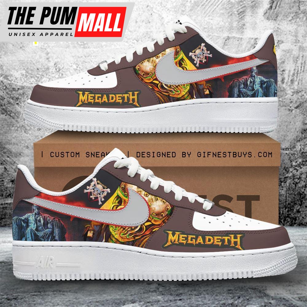 Megadeth Band Air Force 1 Sneaker  Gift For Christmas